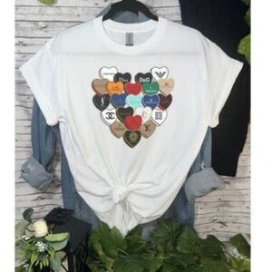 Lux Conversation Heart Tee